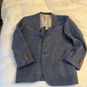 Suit supply new with tags denim blue Havanah Jacket $499 retail